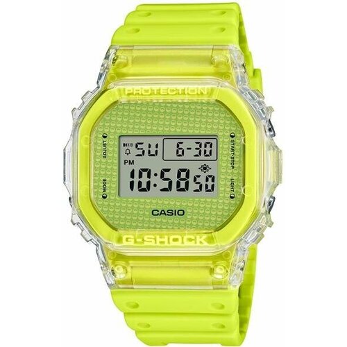 фото Наручные часы casio casio dw-5600gl-9, зеленый, желтый