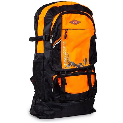 фото Рюкзак с увеличивающимся дном до 63*36*15 см, оксфорд, полиэстер оранжевый velton