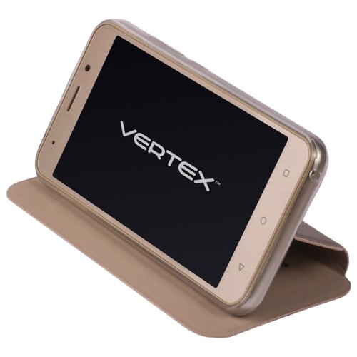 фото Чехол vertex flash flipcover gold