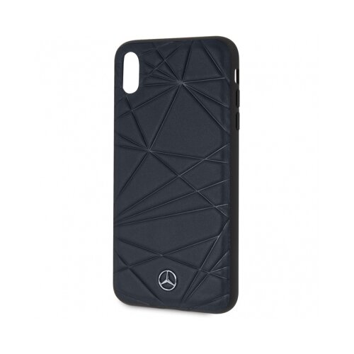 фото Чехол-накладка mercedes-benz twister hard leather для apple iphone xs max синий