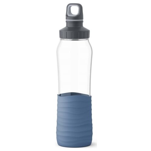 фото Бутылка для воды emsa n3100 0.7 стекло синий
