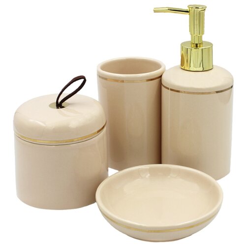 фото Набор для ванной комнаты bath plus powder w-ce1528da-set4