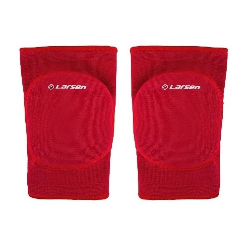 фото Защита колена larsen "745b", цвет красный, размер l