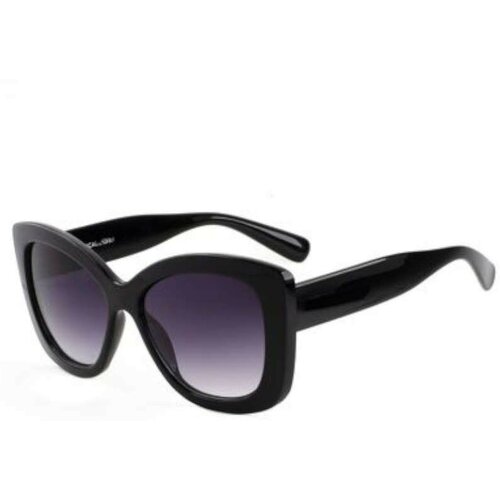 фото Солнцезащитные очки tropical, стрекоза, оправа: пластик, для женщин, черный