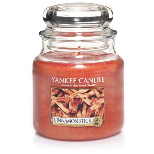 фото Yankee candle / свеча средняя в стеклянной банке коричная палочка cinnamon stick 411 гр/65-90 часов