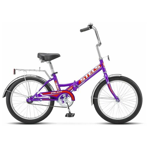 фото Велосипед складной pilot-310 20" z010 13" фиолетовый 2017 stels