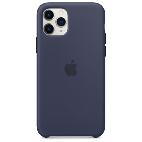 фото Чехол-накладка apple силиконовый для iphone 11 pro темно-синий