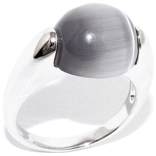 фото Silver wings кольцо с кошачьим глазом из серебра 21sr1108-c032-97, размер 16.5