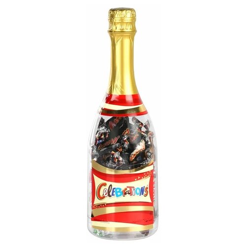 фото Набор конфет mars селебрейшнс бутылка большая 312 г