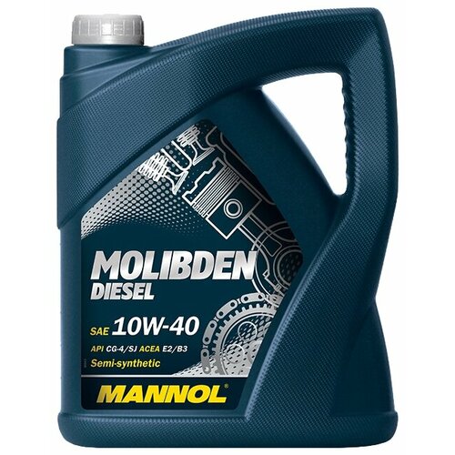 фото Моторное масло mannol molibden diesel 10w-40 5 л