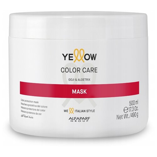 фото Yellow color care маска для волос защита цвета, 500 мл