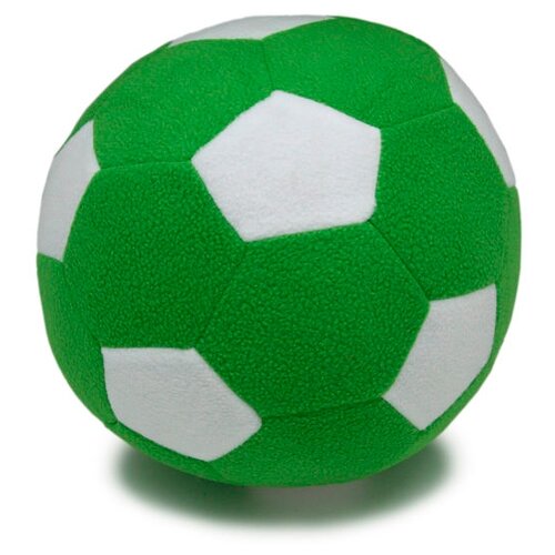 фото Мягкая игрушка magic bear toys мяч мягкий цвет зелено-белый диаметр 23 см