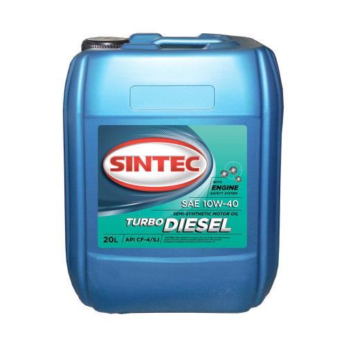 фото Минеральное моторное масло sintec turbo diesel 10w-40, 5 л