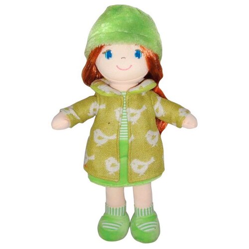 фото Мягкая игрушка abtoys кукла рыжая в зелёном пальто 36 см