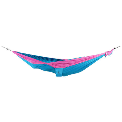 фото Большой гамак ticket to the moon king size hammock цв. aqua/pink