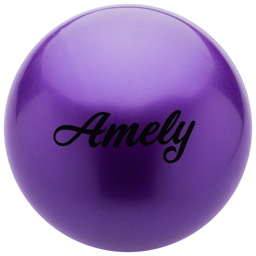 фото Мяч для художественной гимнастики amely agb-101, 19 см, фиолетовый