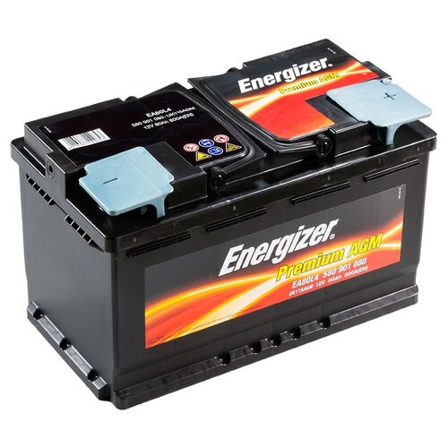 фото Автомобильный аккумулятор energizer premium agm ea80l4