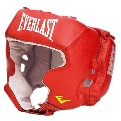фото Шлем с защитой щек everlast usa boxing cheek l красный