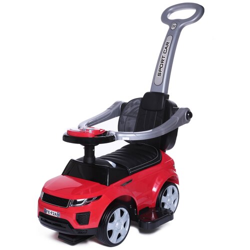 фото Каталка детская sport car babycare (резиновые колеса, кожаное сиденье), красный 614