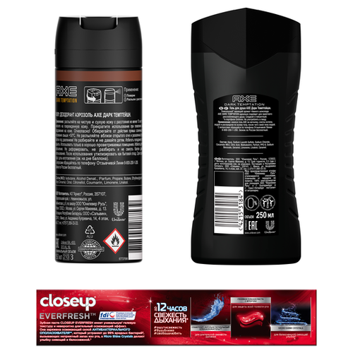 фото Набор axe dark temptation