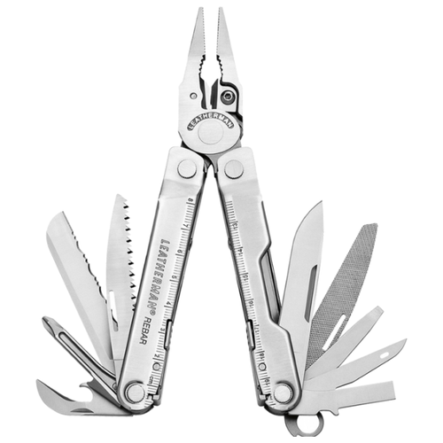 фото Мультитул LEATHERMAN Rebar (831560) (17 функций) с чехлом серебристый