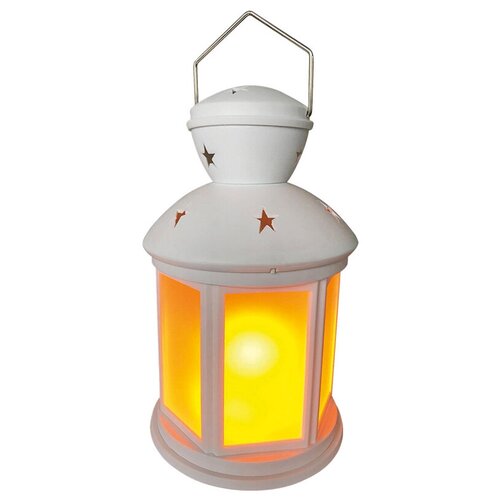 фото Декоративный светодиодный светильник-фонарь artstyle, tl-951w, с эффектом пламени свечи, белый