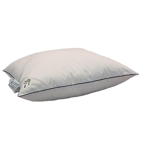 фото Бамбуковая подушка лаванда антистресс (белый), подушка 70x70 средняя natures