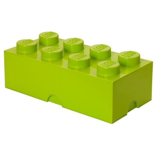 фото Ящик для хранения 8 storage brick лаймовый lego