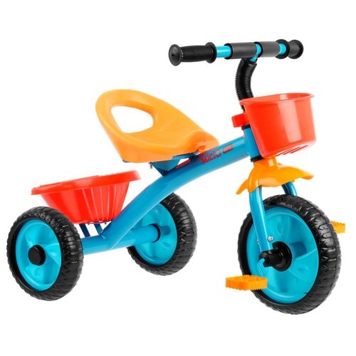 фото Трехколесный велосипед micio antic, бирюзовый/оранжевый/красный