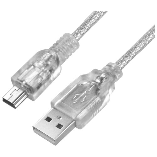 фото Gcr дата кабель usb 2.0 mini b 5 pin, зарядка синхронизация, видеорегистраторы mp3 плееры навигаторы hdd, 3м