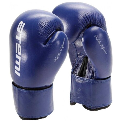 фото Боксерские перчатки atemi ltb19009 синий 8 oz