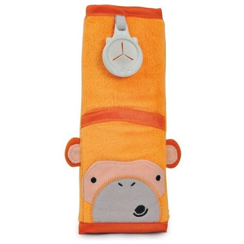 фото Trunki накладка-чехол обезьянка для ремня безопасности оранжевый