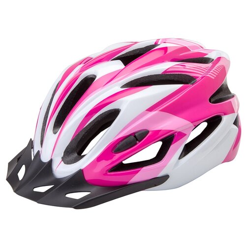 фото Шлем защитный fsd-hl022 (in-mold) l (58-60 см) бело-розовый/600131
