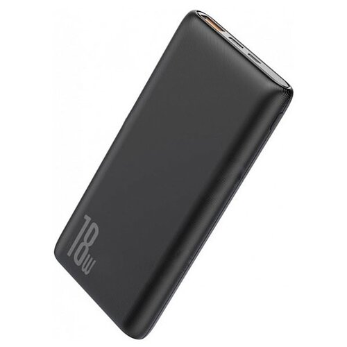 фото Внешний аккумулятор baseus power bank qick chapge 10000mah pd 3.0 + qc 3.0 black ppdml-01