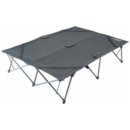 фото Двухспальная кемпинговая кровать king camp 4005 isa queen quick cot 215х140х48 см, серый kingcamp