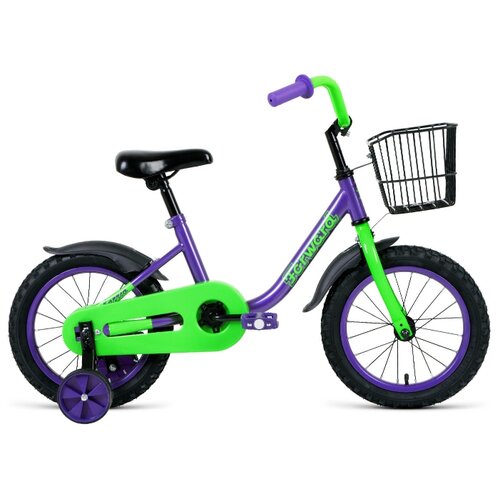 фото Детский велосипед forward barrio 14 (2020) фиолетовый (требует финальной сборки)
