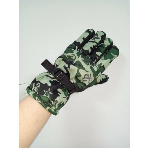 фото Мужские утепленные перчатки, камуфляж oxin