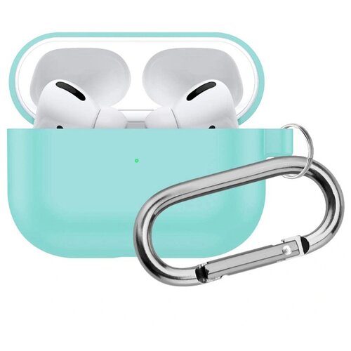 фото Чехол для apple airpods pro силиконовый innozone hang case - бирюзовый (app-20c-mk-18)