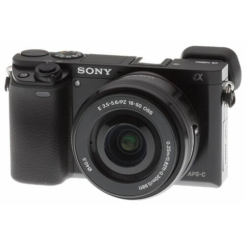 фото Фотоаппарат sony alpha ilce-6000 kit черный e pz 16-50mm f/3.5-5.6 oss np-fw50