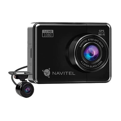 фото Видеорегистратор navitel r700 gps dual, 2 камеры, gps, черный