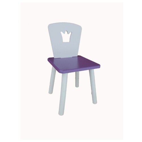 фото Детский стул корона фиолетовый маленькая страна