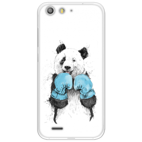 фото Силиконовый чехол панда боксер на zte blade v6 case place