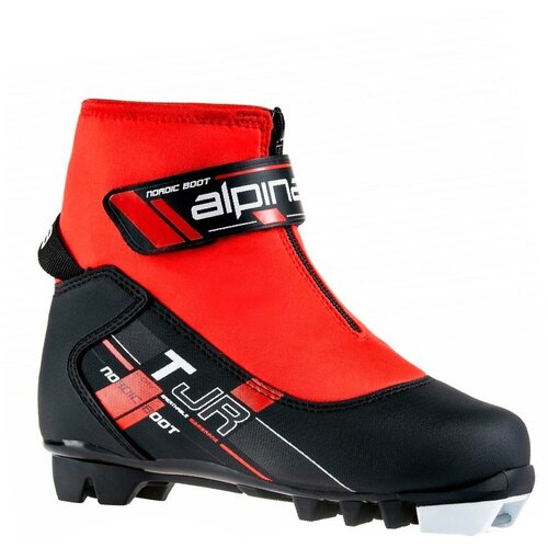 фото Детские лыжные ботинки alpina tj 2022-2023, р.37, black/red
