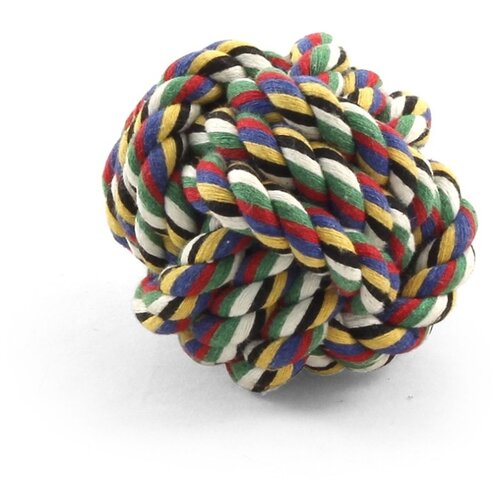 фото Игрушка для собак triol "веревка-плетеный мяч", d50мм