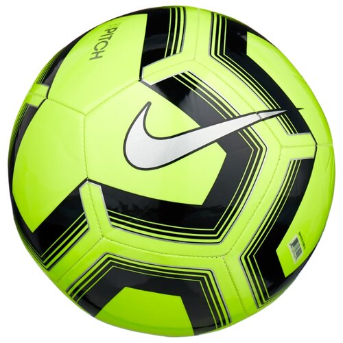 фото Футбольный мяч nike pitch training sc3893 черный/лимонный 5