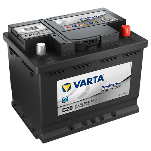 фото Varta 555064042 аккумулятор varta promotive black 12v 55ah 420a r 13,44kg 242x175x190 мм