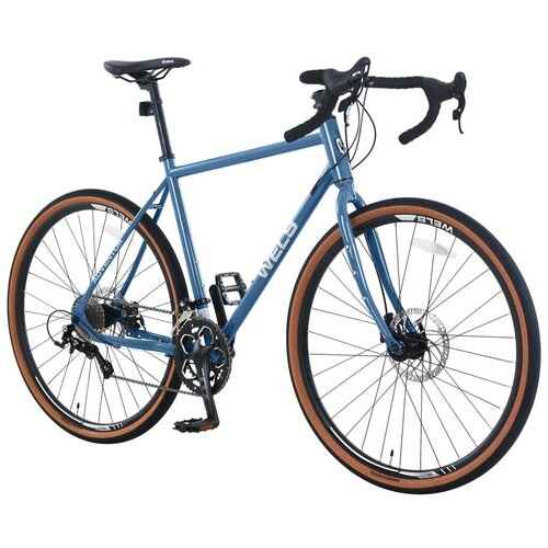 фото Туринговый велосипед wels adventor синий 580 мм