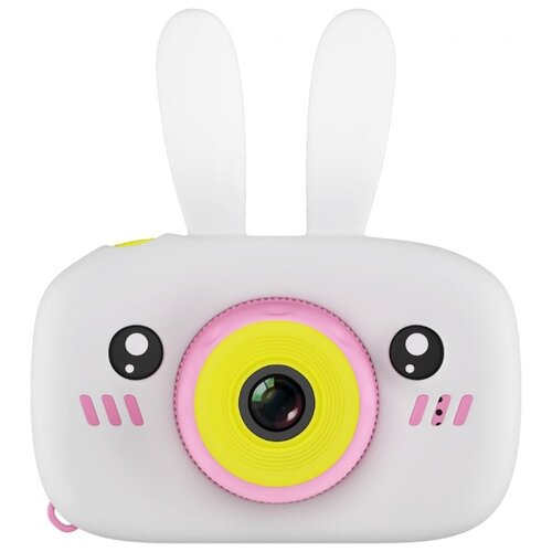 фото Фотоаппарат gsmin fun camera rabbit со встроенной памятью и играми белый/розовый