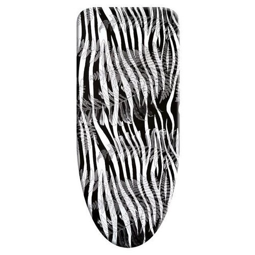 фото Чехол для гладильной доски varmax black & white l bw13555-l 135х55 см черный/белый