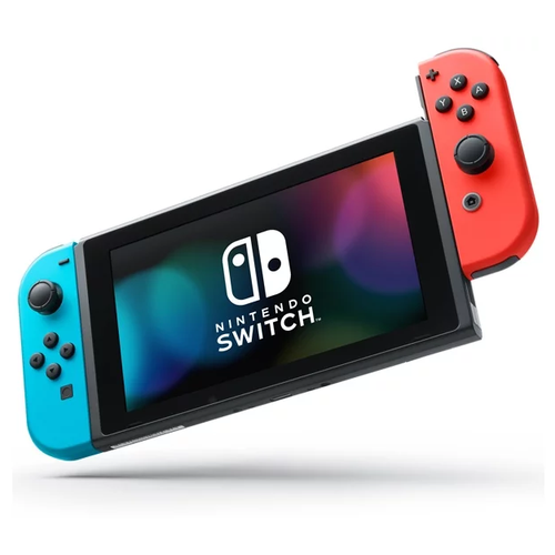 фото Игровая приставка nintendo switch (rev 2) неоновый синий/неоновый красный